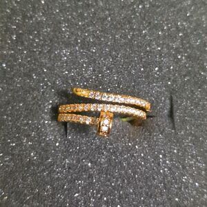 Faux Gold Nail Ring....NWOT.Size 5.5